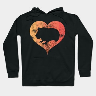 I Love Skinny Pigs Skinny Pig Owner Love Heart Hoodie